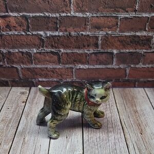 Vintage Ceramic Cat Figurine